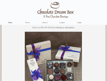 Tablet Screenshot of chocolatedreambox.com